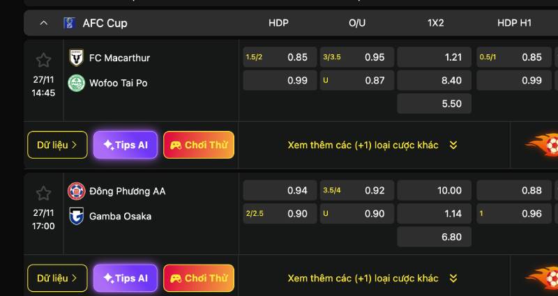 4 Cách Chọn Trận Đấu Ngon Để Vào Tiền Hiệu Quả 4 Theo dõi biến động tỷ lệ để nhận ra trận bất thường