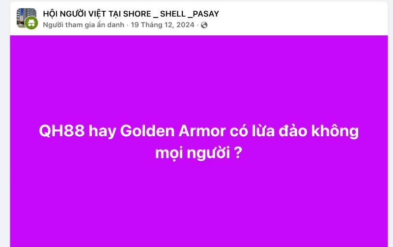 Truy cập nhầm web mạo danh Qh88