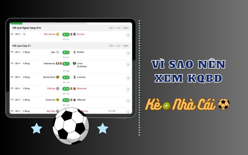 Kết quả bóng đá 2 Vì sao cần xem kết quả bóng đá tại keonhacai.kiwi?
