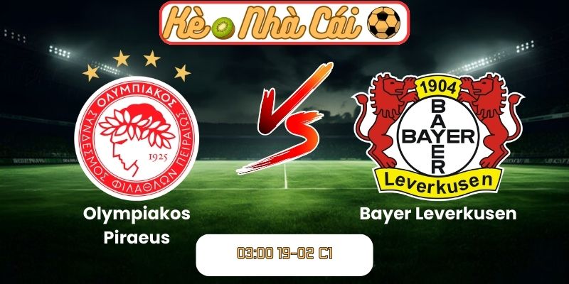 Soi kèo trận đấu Olympiakos Piraeus vs Bayer Leverkusen (03:00 19-02, C1) 1 Soi kèo trận đấu Olympiakos Piraeus vs Bayer Leverkusen (03:00 19-02, C1)
